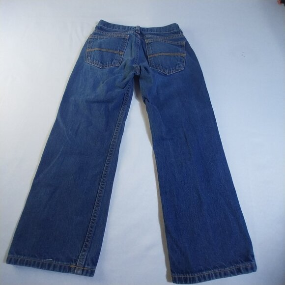 Arizona Jean Co Boys Size 8 Reg Relaxed Straight Blue Jeans - Picture 2 of 16